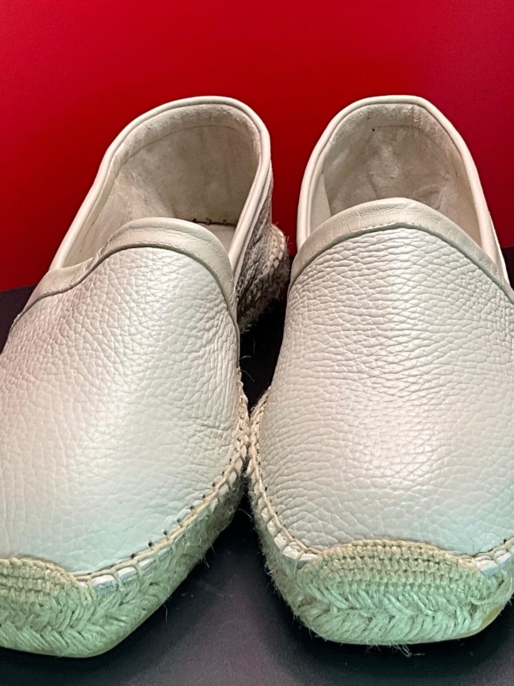 Kurt Geiger LONDON Men’s Isaac Leather Espadrilles. Beige. USM9.5/EU43. NWOT.